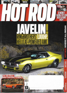 HOT ROD 2018 APR - JAVELIN HELLCAT AMC, RHD CUDA, PAINT PREP, CARS-GUITARS
